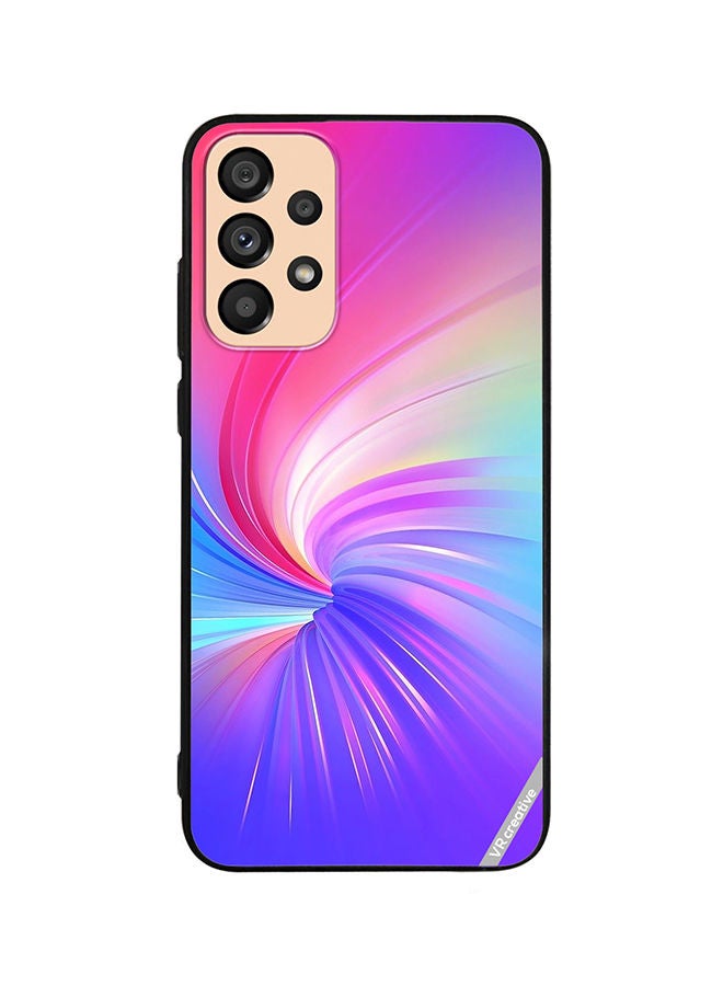 VR CREATIVE Protective Case Cover For Samsung Galaxy A72 Layers Design Multicolour - Image 1