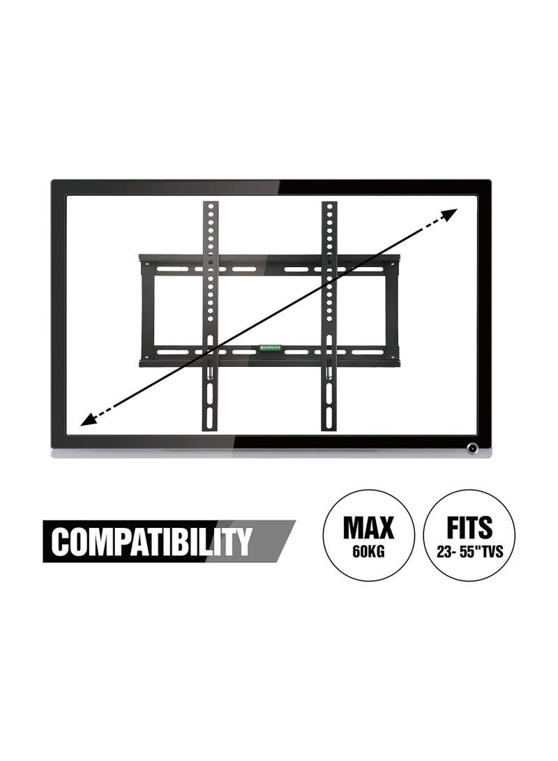 26-55" Fixed led LCD Plasma Wall Mount Bracket TV Stand |Heavy Duty| 400 x 400| 30 kgs Weight Capacity| -(Pack of 1) - Image 2