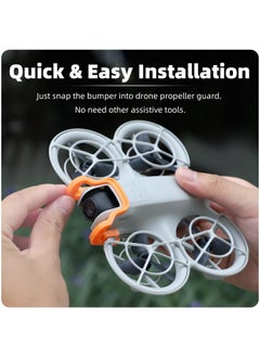 Generic Quick-release Gimbal Bumper for DJI NEO Anti-Collision Full Protection Camera Lens Protector Compatible with DJI Neo Accessories (Grey)  - Image 5