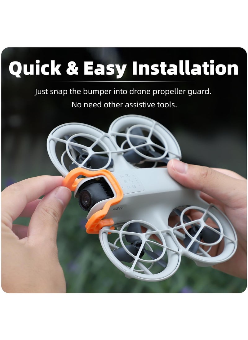 Generic - Quick-release Gimbal Bumper for DJI NEO Anti-Collision Full Protection Camera Lens Protector Compatible with DJI Neo Accessories (Grey) - Image 1