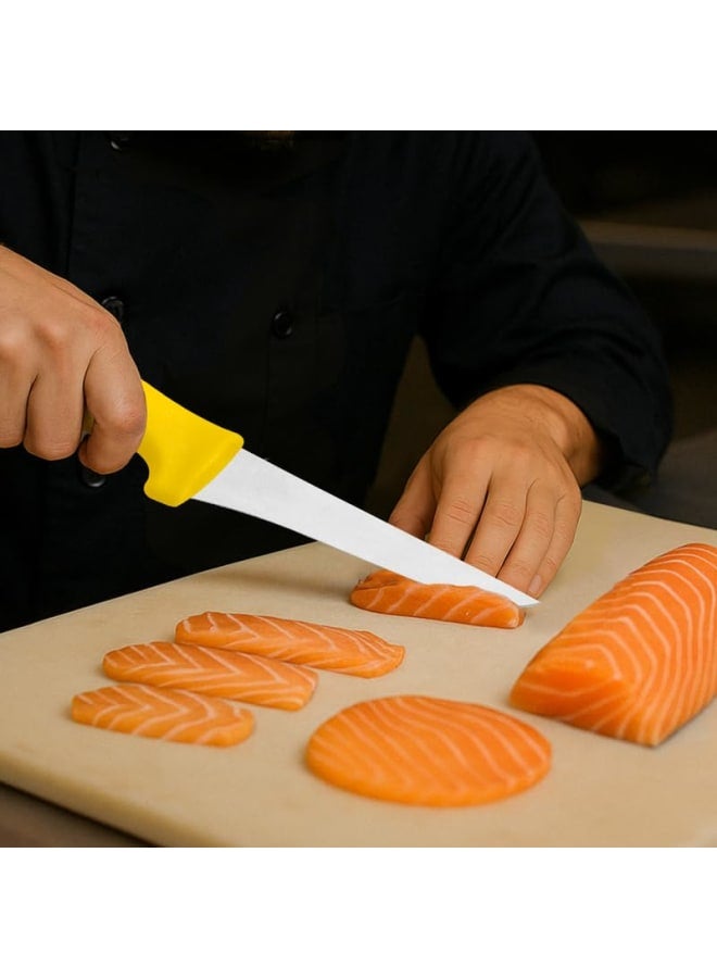 TRAMONTINA 5-Inch Professional Boning Knife – Stainless Steel Blade – Comfortable Handle for Precise Trimming & Meat Preparation - Image 3