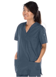 Meridian Meridian Classic Scrub Top - Comfortable and Stylish Unisex Medical V-Neck Top. Ideal for Healthcare Professionals. Durable, Functional.  - Image 1