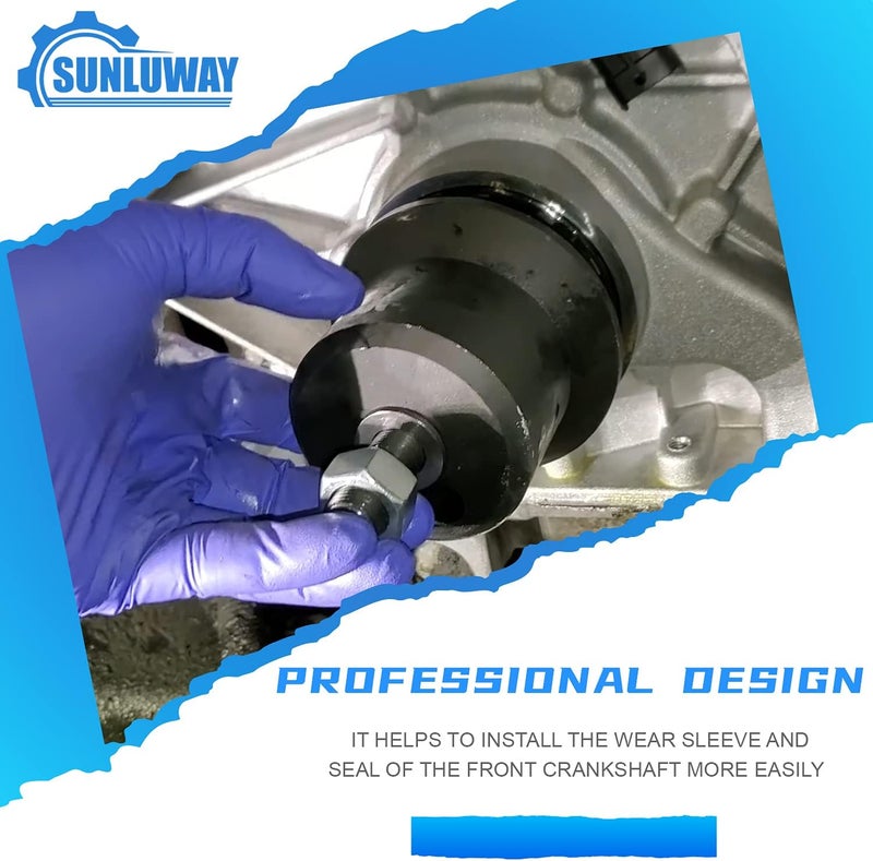 Sunluway 6.7L Front Crankshaft Seal Installer Tool for Ford Super Duty - Image 2