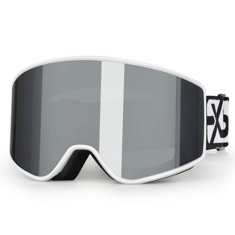 EXP VISION Ski/Snowboard Goggles, Over Glasses Snow Goggles Anti Fog Snowboard Goggle for Men, Women Youth - Image 1