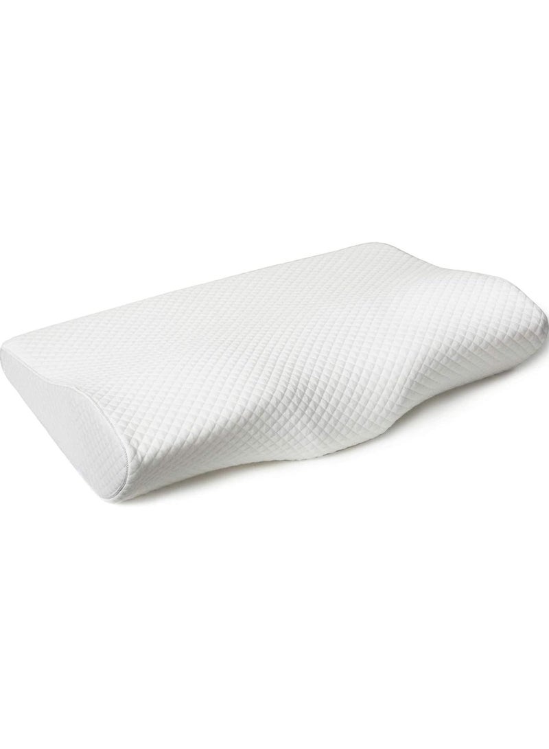 وسادة إسفنجية للذاكرة، وسادة تقويمية لآلام الرقبة، وسادة إسفنجية للذاكرة بتصميم محيطي للرقبة، وسائد طبية متخصصة لآلام الرقبة، وسادة بتصميم محيطي (طول 50 سم وعرض 30 سم) - Image 1