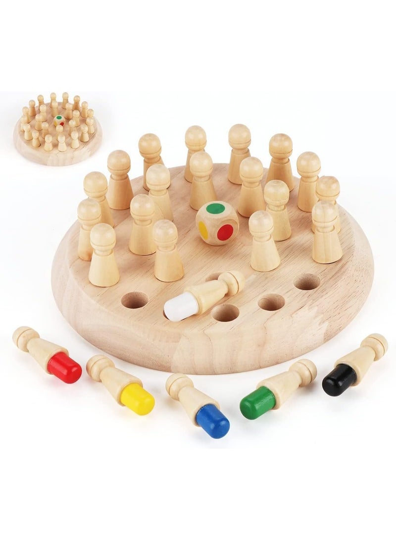 BEYTOR Memory Matchstick Chess Game Educational Board Game for Boys and Games - Image 1