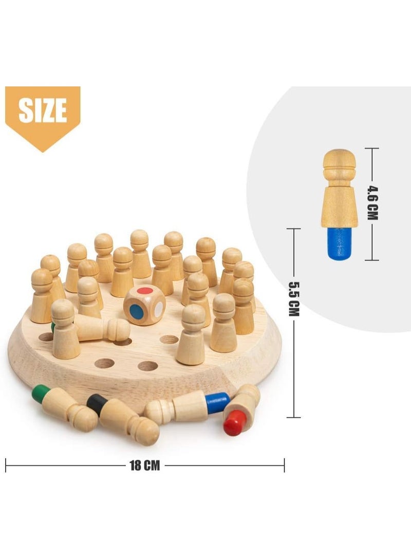 BEYTOR Memory Matchstick Chess Game Educational Board Game for Boys and Games - Image 3