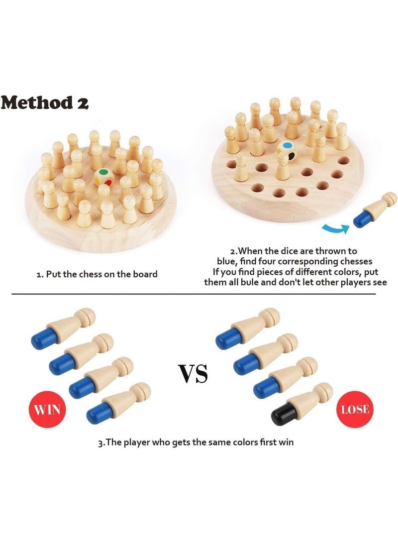 BEYTOR Memory Matchstick Chess Game Educational Board Game for Boys and Games - Image 4