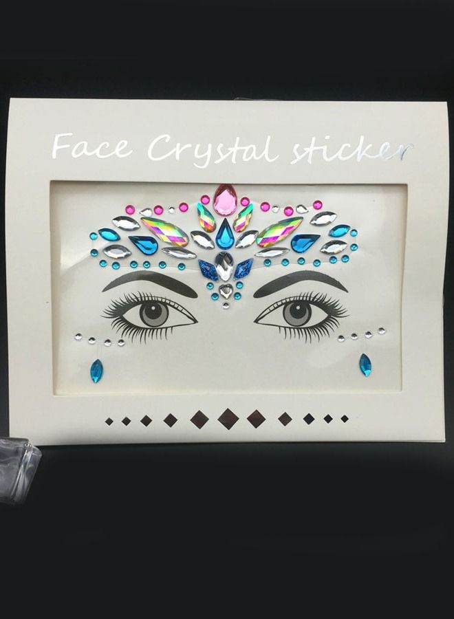 ملصقات تاتو كريستاليه للوجه - Image 2