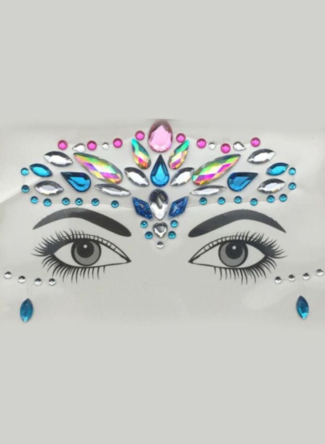 ملصقات تاتو كريستاليه للوجه - Image 1