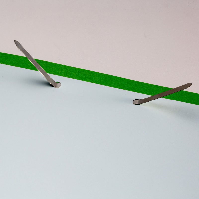 Officemate OIC, OIC99854, Prong Fastener Bases, 100 / Box, Silver, 2 inch - Image 3