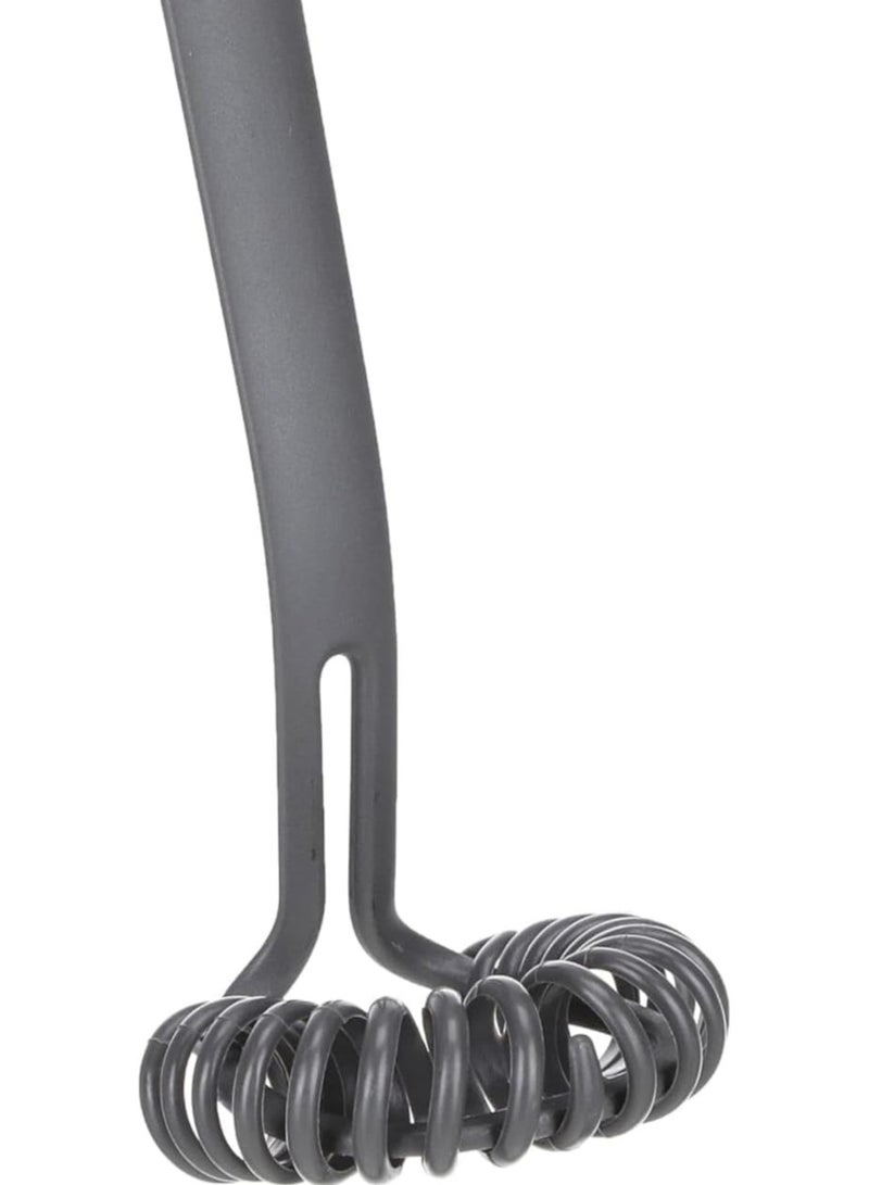 Generic Silicone Spiral Whisk – Non-Scratch Manual Egg Beater & Sauce Mixer – Heat-Resistant and Easy to Clean - Image 2