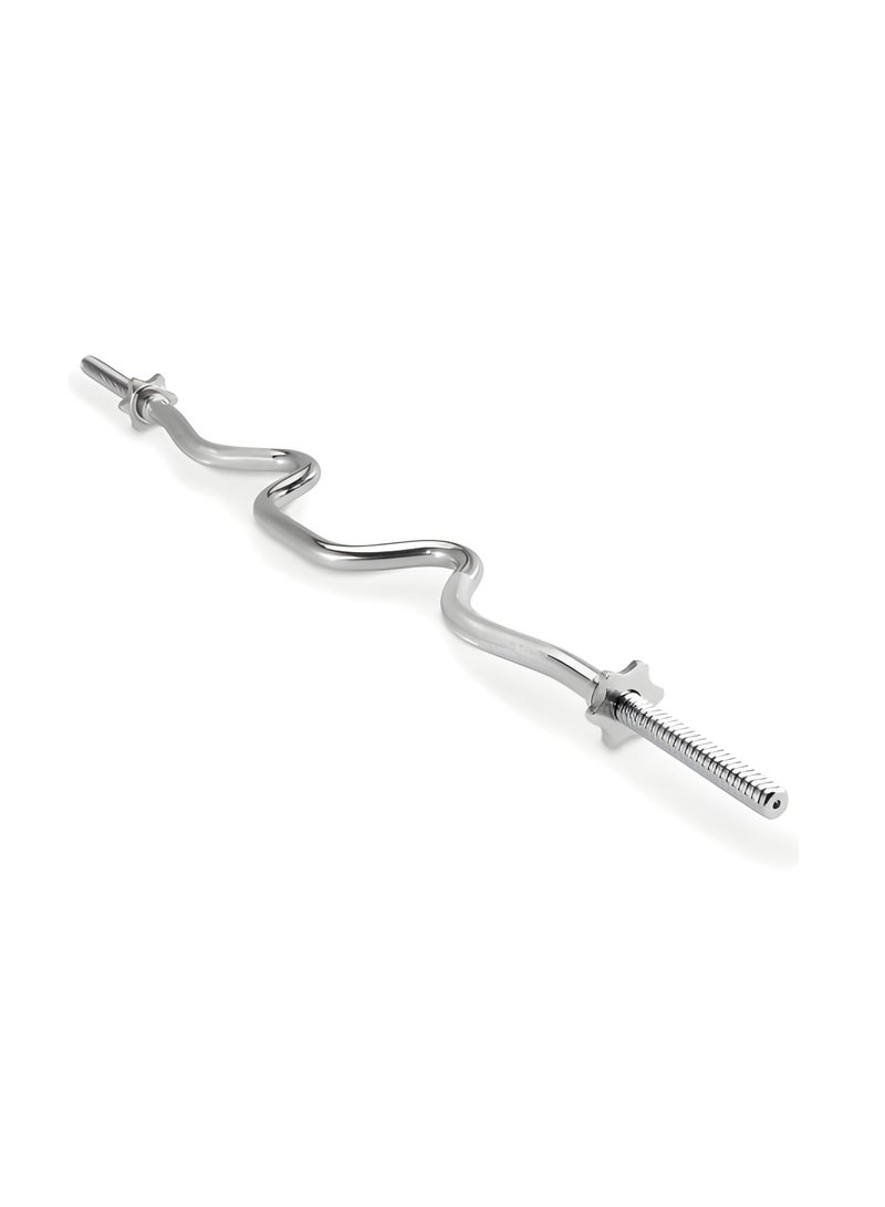 H PRO HM Sports 1.2M Super Curl Bar |Perfect for Bicep and Tricep Workouts - Image 1