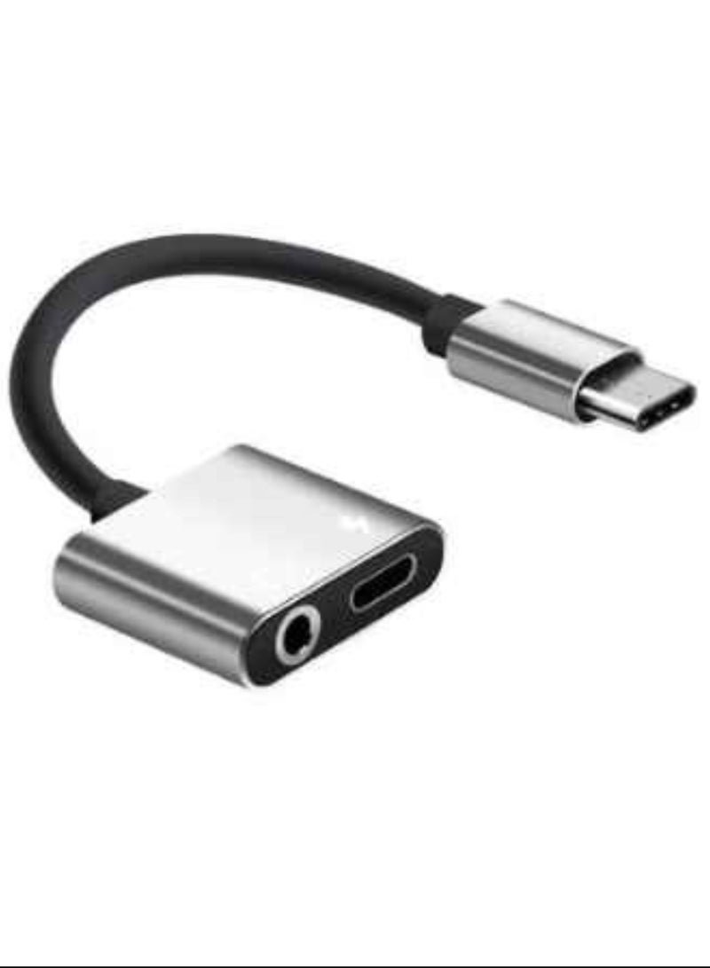 GO-DES Type C Charger And Headphone Audio Jack USB C Cable Adapter - Image 1