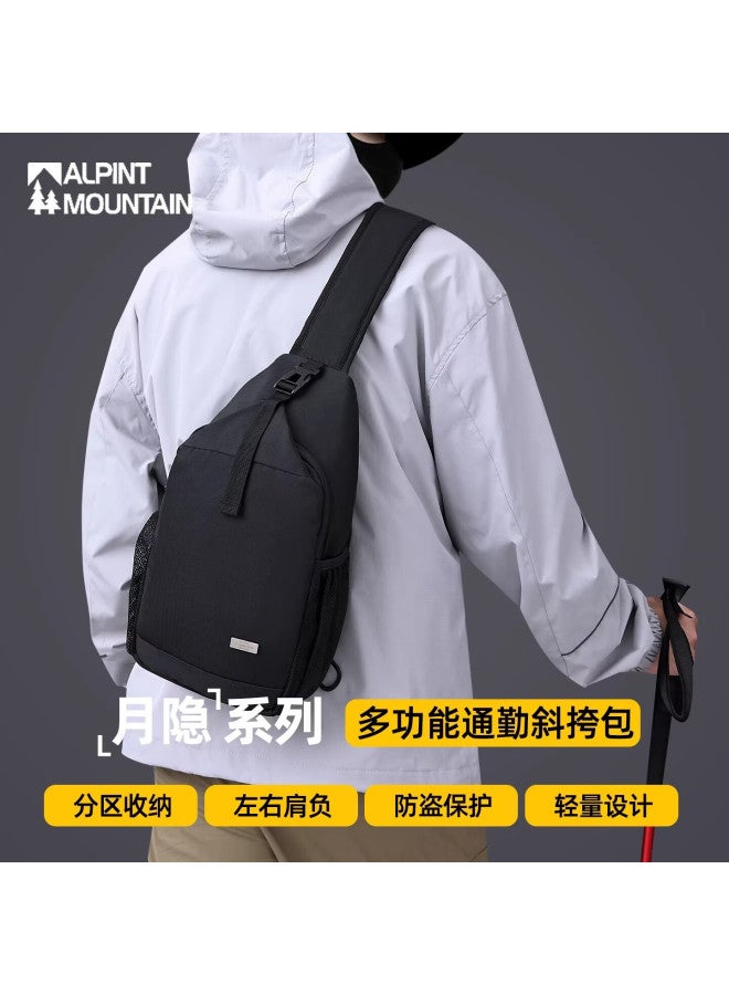 Alpint Mountain Elmont Men's Outdoor Crossbody Bag Sports Chest Bag Large Capacity Shoulder Bag Casual Commuting Cycling - Image 1