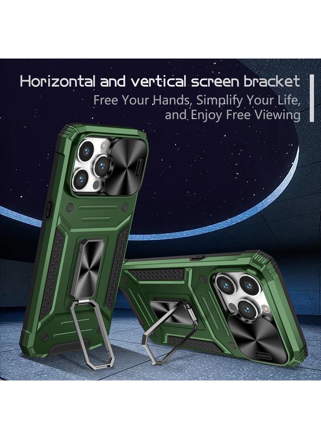 اس-توب جراب لهاتف iPhone 14 Pro Camshield Robot TPU Hybrid PC Phone Case - Image 5