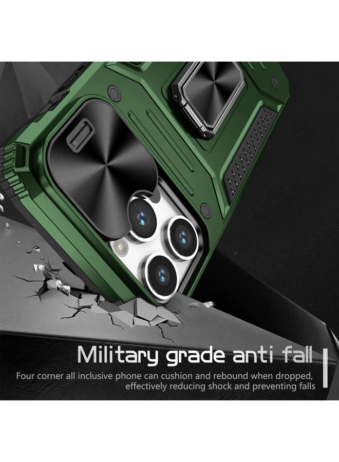 اس-توب جراب لهاتف iPhone 14 Pro Camshield Robot TPU Hybrid PC Phone Case - Image 3