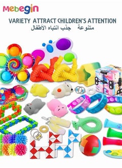 MEBEGIN Sensory Fidget Toys Set 55 Pack Stress Relief Fidget Hand Toys for Kids Ages 3+  - Image 3