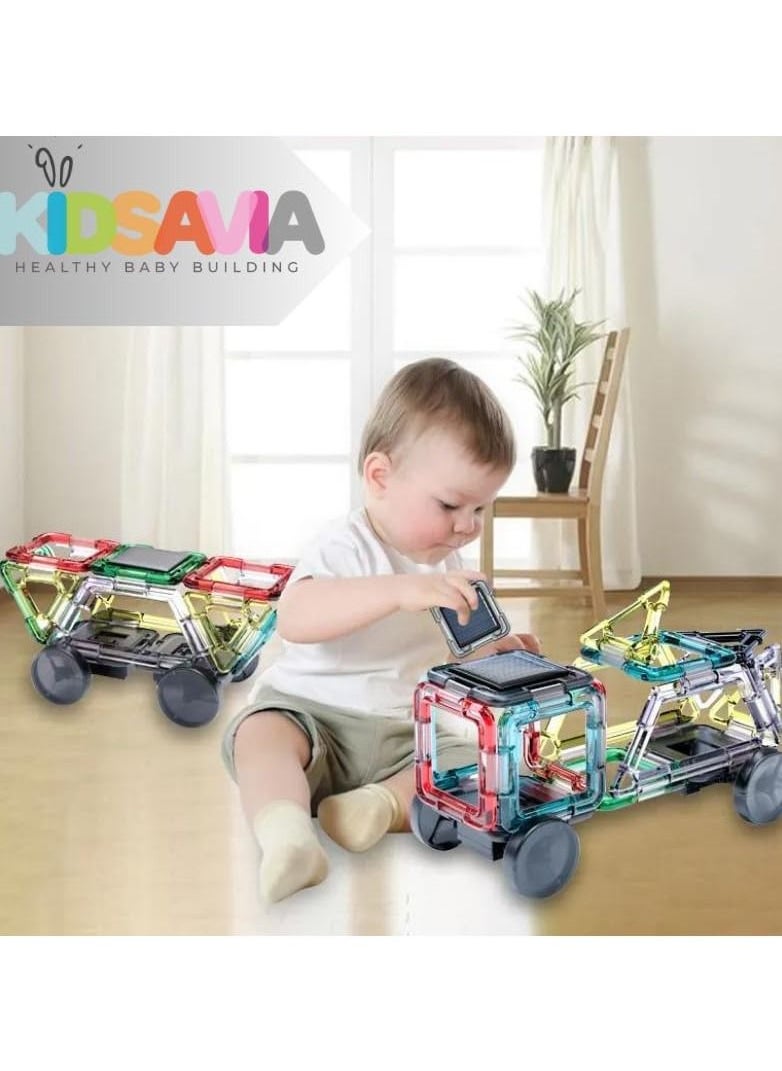 KIDSAVIA Solar Toy Car Building Blocks - Solar Toys - Solar Toys Gift - Learning and Development Kids Games STEM Toys Gift for Boys Girls  - Image 2