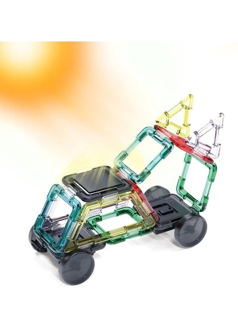 KIDSAVIA Solar Toy Car Building Blocks - Solar Toys - Solar Toys Gift - Learning and Development Kids Games STEM Toys Gift for Boys Girls  - Image 1