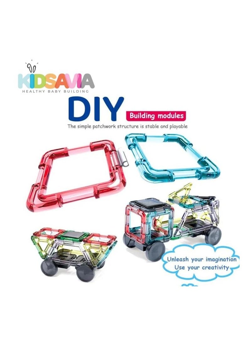 KIDSAVIA Solar Toy Car Building Blocks - Solar Toys - Solar Toys Gift - Learning and Development Kids Games STEM Toys Gift for Boys Girls  - Image 3