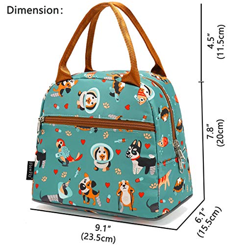 FlowFly Insulated Lunch Cooler Bag - Tote Bag Organizer for Women/Men, Dog - Image 3