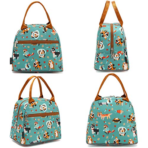 FlowFly Insulated Lunch Cooler Bag - Tote Bag Organizer for Women/Men, Dog - Image 5