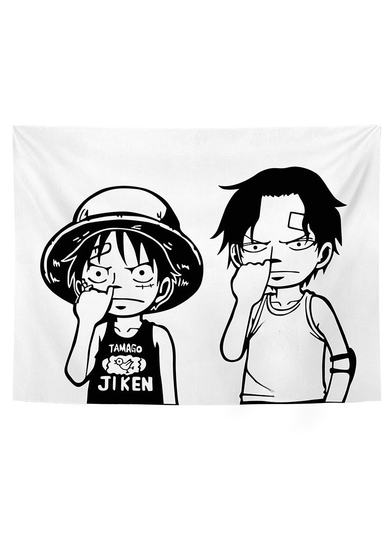 EBMINI One Piece Luffy Anime Background Cloth 