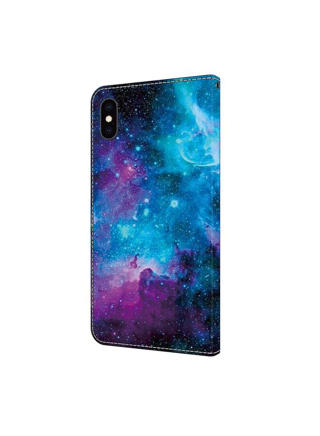 S-TOP Case For iPhone XS Max Crystal Painted Leather Phone case - Image 3