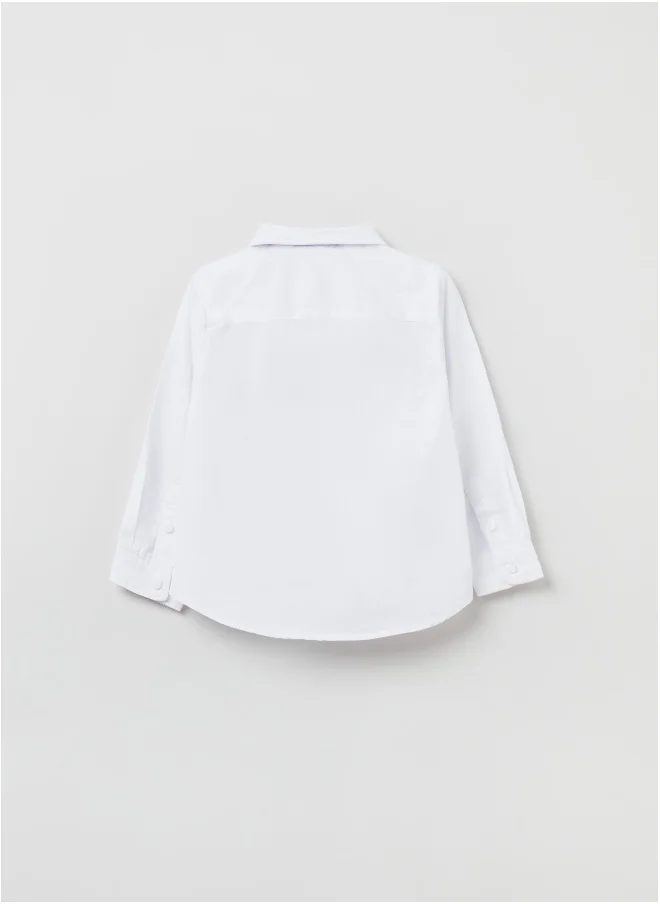 او في اس Ovs Baby Boy  Tartan Bow Tie Shirt