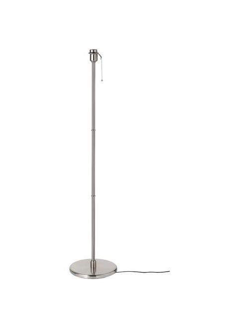 Floor lamp base, nickel-plated