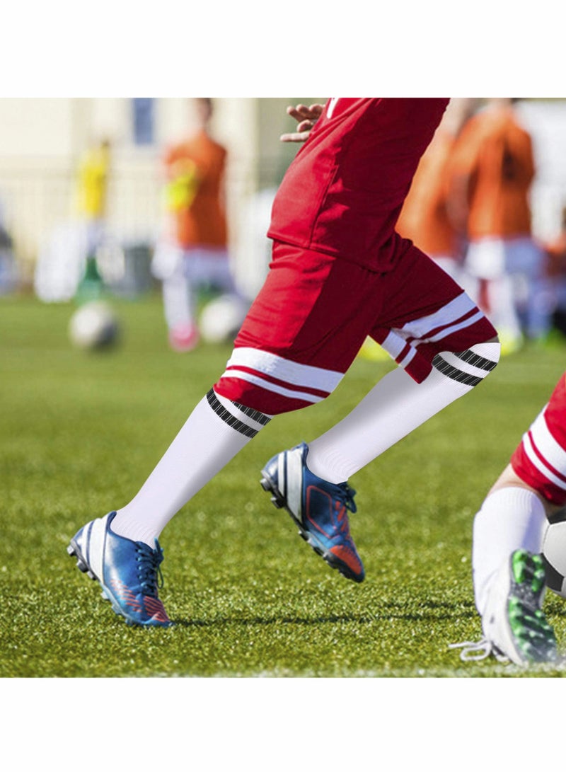 Men's Athletic Soccer Socks - 3 Pairs, Breathable & Moisture-Wicking, One Size Fits All - Image 4