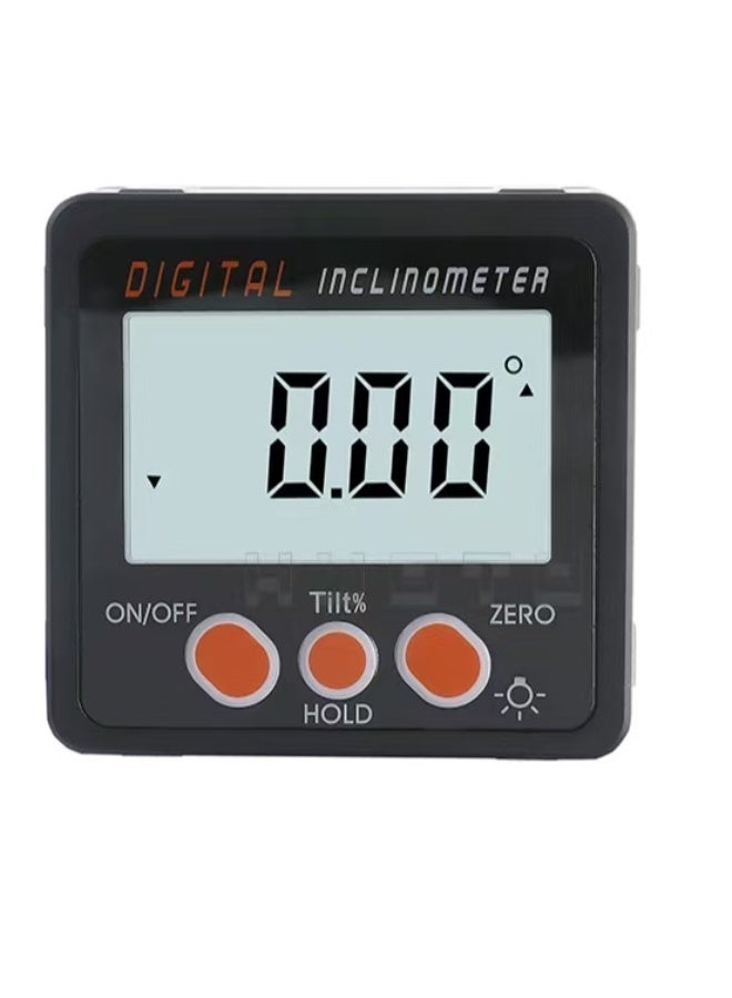 Electronic Protractor Level Measurement Digital Inclinometer Silver/Grey/Black - Image 2