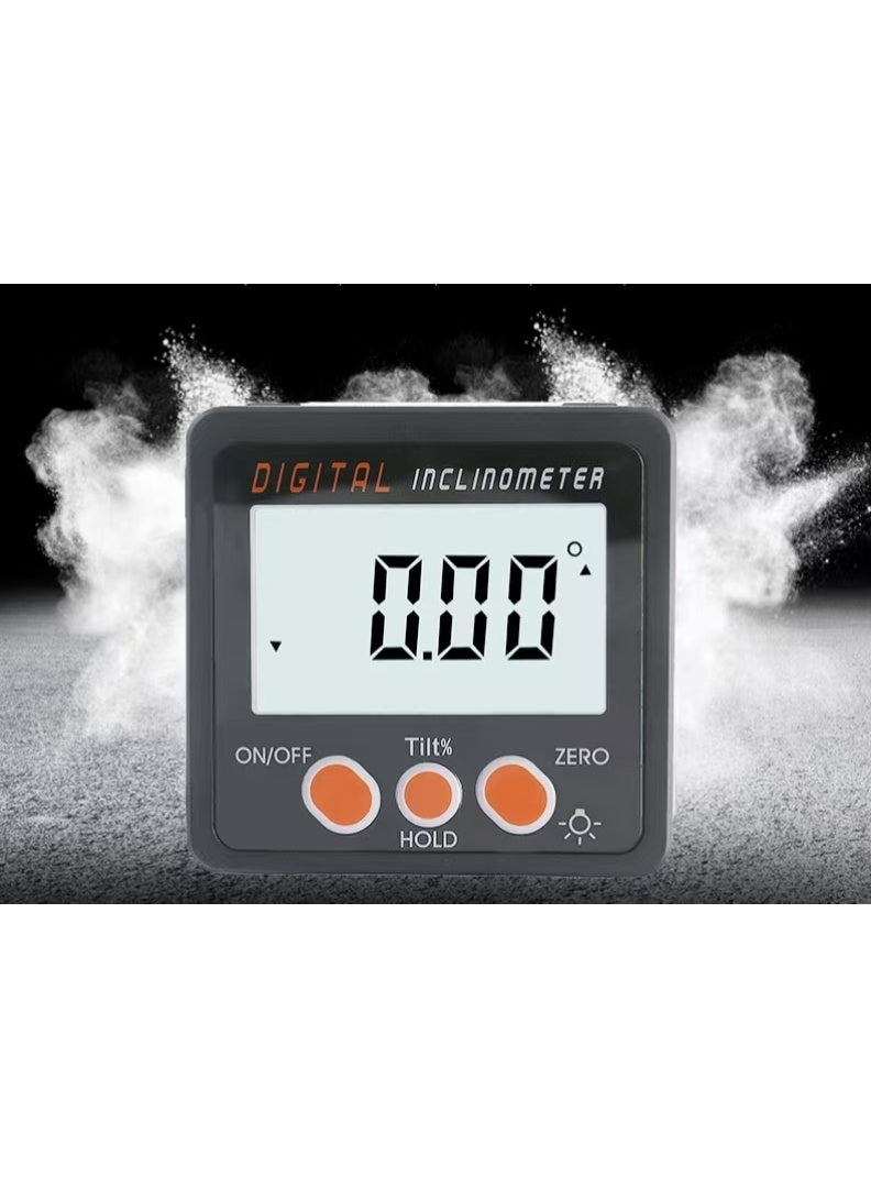 Electronic Protractor Level Measurement Digital Inclinometer Silver/Grey/Black - Image 3