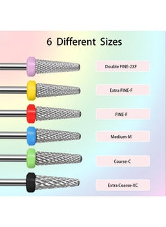 Tungsten Carbide Nail Drill Bits,3/32'' Efile Electric Cuticle Bits, Two Way Manicure Polishing Art Remove Acrylic Cuticle Safety Bits Pedicure Tools(Ball Top Cone Shape, 2Xf) - pzsku/Z9066B68A7D134E8FD46EZ/45/_/1730892808/0d14378d-0fe8-4e6b-b4e8-47bf051f3ff0