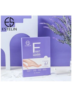 ESTELIN Lavender Exfoliating Foot Peel Mask Spa Socks 40g  - Image 1
