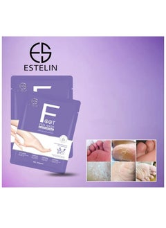 ESTELIN Lavender Exfoliating Foot Peel Mask Spa Socks 40g  - Image 3