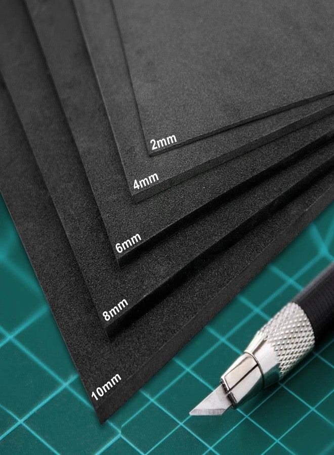 biguphate EVA Foam Sheets Roll Cosplay - 8mm Thick Craft Foam - Black 15" x 39" EVA Foam Sheet (2mm-10mm Thick) - Pliable & Elastic - - Image 3