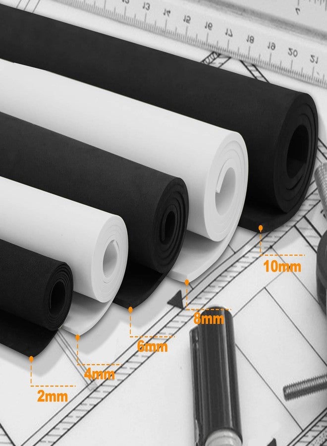 biguphate EVA Foam Sheets Roll Cosplay - 8mm Thick Craft Foam - Black 15" x 39" EVA Foam Sheet (2mm-10mm Thick) - Pliable & Elastic - - Image 4