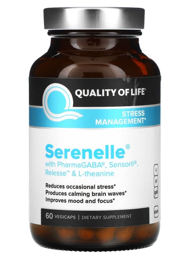 Quality of Life Serenelle Stress Management 60 VegiCaps