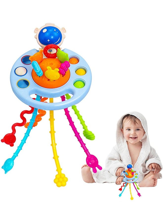 Beauenty Montessori Pull String Toy, Montessori Food Grade Silicone Pull String Activity Toy, Sensory & Montessori Toys, Octopus Pull String Toys , Montessori Toys for Boys Girls Gifts  - Image 5