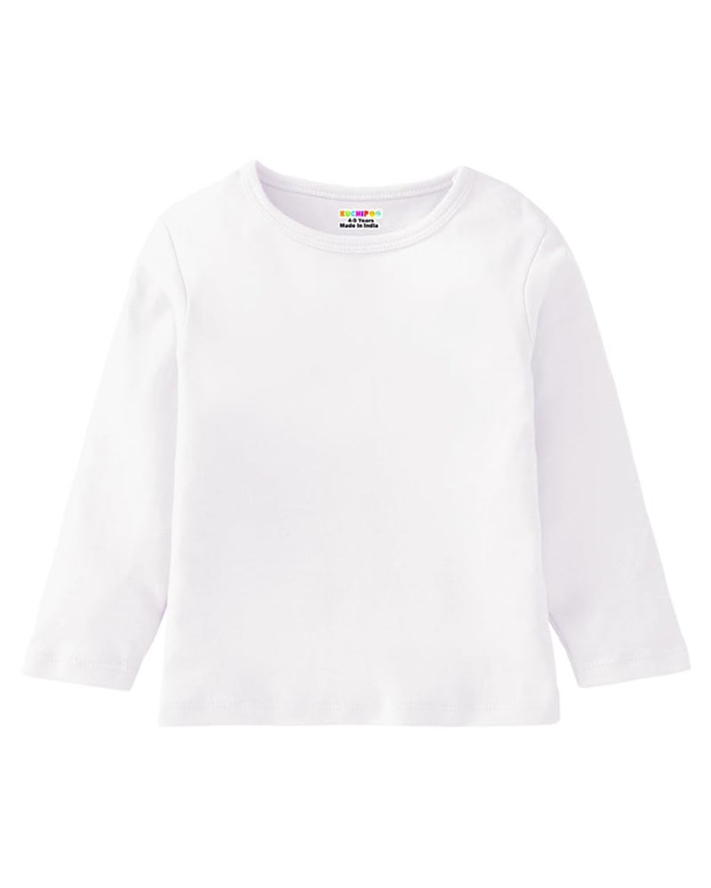 Kuchipoo Girls Regular Fit Full Sleeves Cotton T-Shirts (KUC-TSHRT-544, 5-6 Years, Multi-Colored) - Image 5