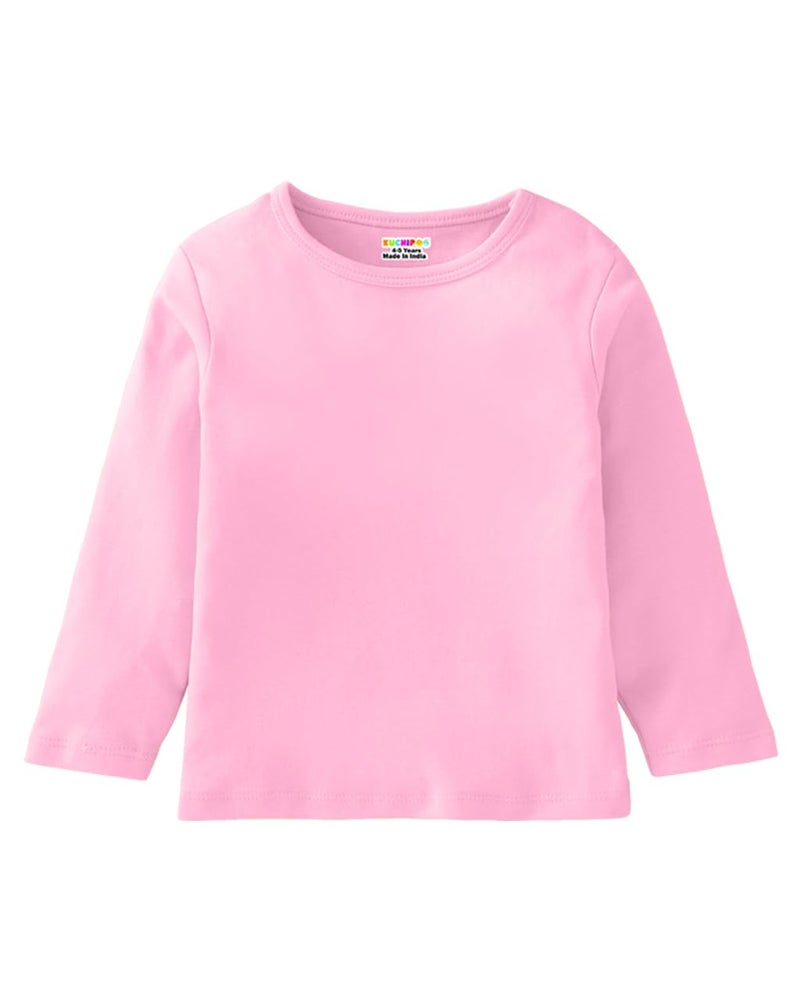 Kuchipoo Girls Regular Fit Full Sleeves Cotton T-Shirts (KUC-TSHRT-544, 5-6 Years, Multi-Colored) - Image 3