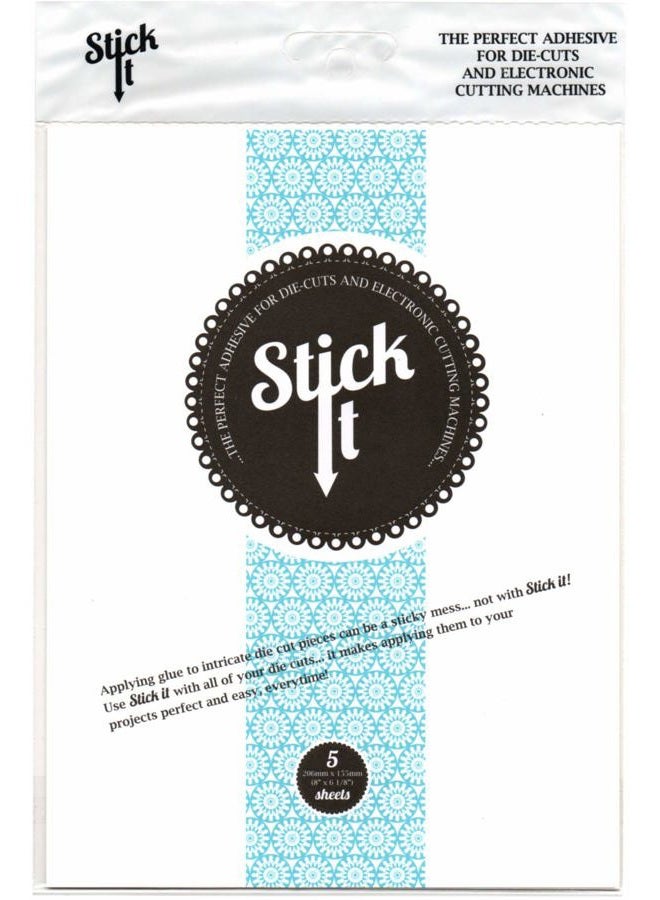 Stick It Die-Cut Adhesive (5 Sheet Pack - 8" X 6") - Image 1