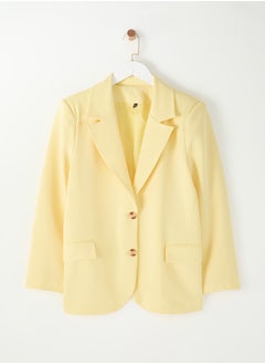 Yellow Blazer Jacket Twoaw23Bc00132