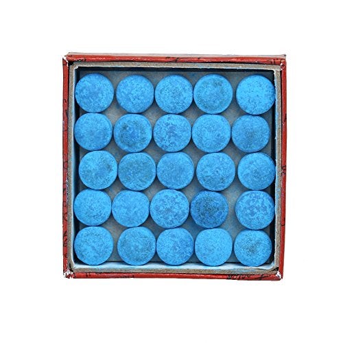 GOSONO 50pcs/lot 9mm/10mm/11mm/12mm/13mm Blue Billiard Pool Cue Tips Hardness in M Billiard Snooker Cue Stick Tip Billiard Accessories Master Tip for Black Ball Club (Blue, 10mm) - Image 1
