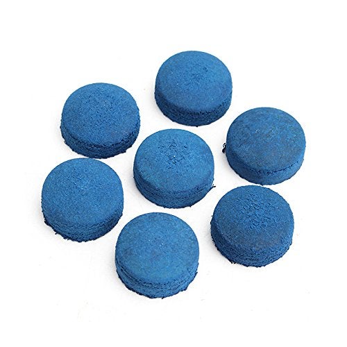 GOSONO 50pcs/lot 9mm/10mm/11mm/12mm/13mm Blue Billiard Pool Cue Tips Hardness in M Billiard Snooker Cue Stick Tip Billiard Accessories Master Tip for Black Ball Club (Blue, 10mm) - Image 4