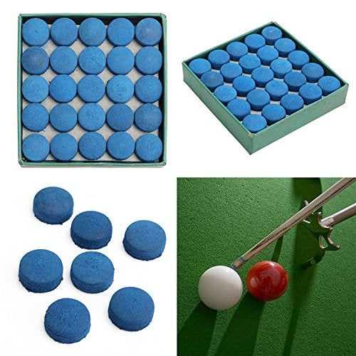 GOSONO 50pcs/lot 9mm/10mm/11mm/12mm/13mm Blue Billiard Pool Cue Tips Hardness in M Billiard Snooker Cue Stick Tip Billiard Accessories Master Tip for Black Ball Club (Blue, 10mm) - Image 5