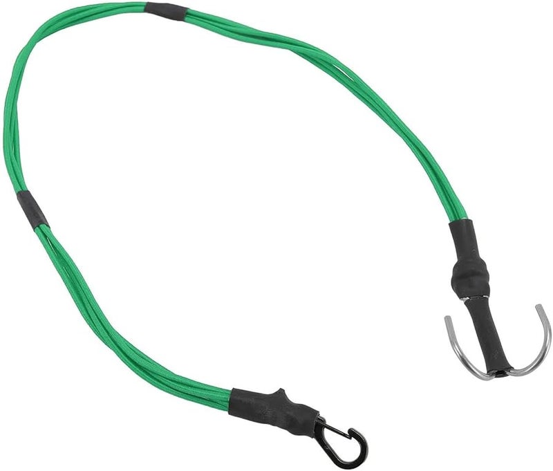 Green Elastic Winch Rope with Alloy Hooks for 1 10 1 8 Scale RC Crawler - Image 5