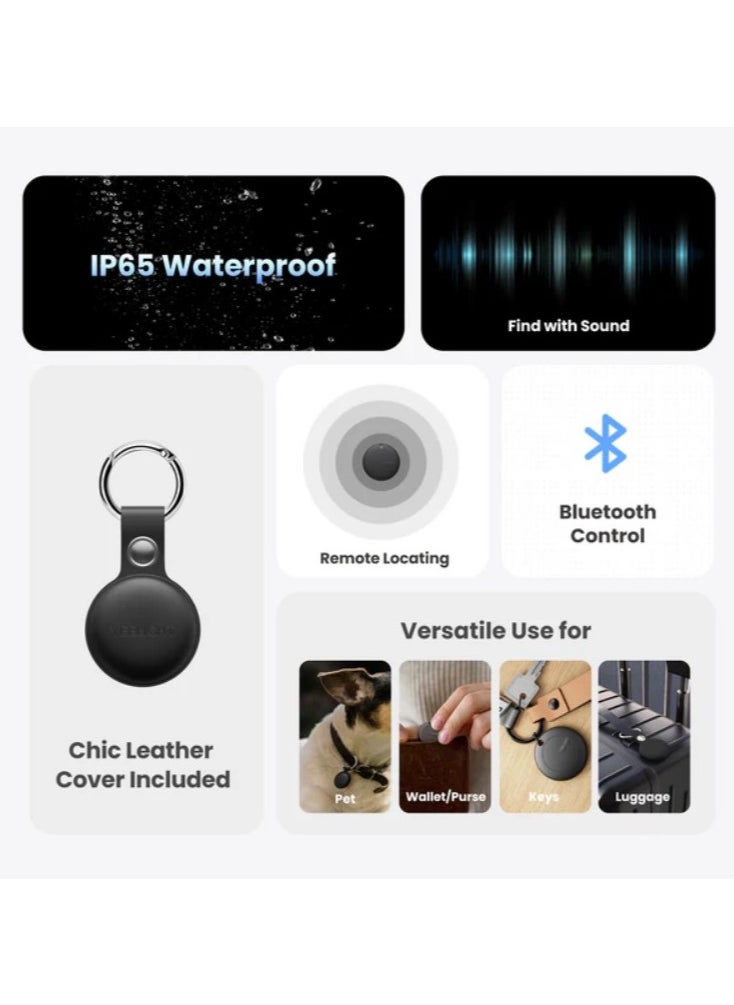 Yeelight Yeelight Yeetag AirTAG | 100dB speaker | Gift Ready Leather Cover  - Image 2